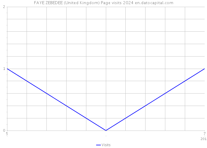 FAYE ZEBEDEE (United Kingdom) Page visits 2024 