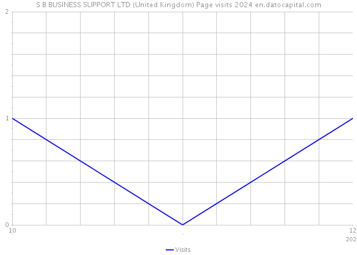 S B BUSINESS SUPPORT LTD (United Kingdom) Page visits 2024 