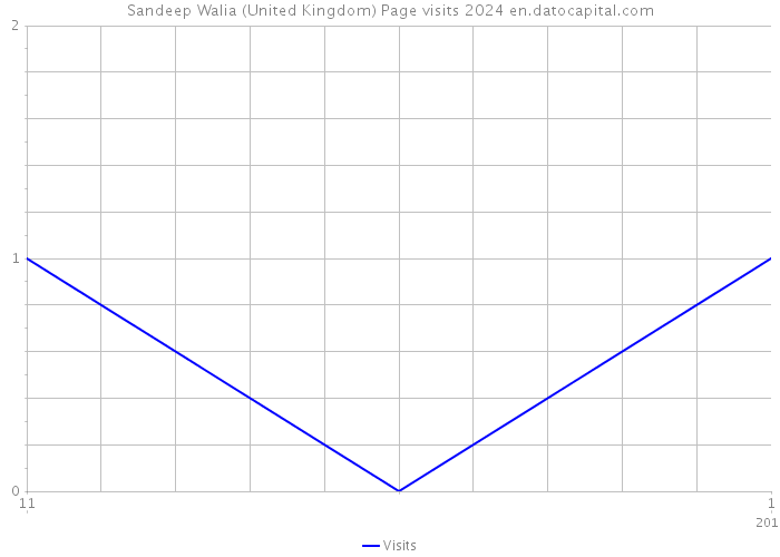 Sandeep Walia (United Kingdom) Page visits 2024 