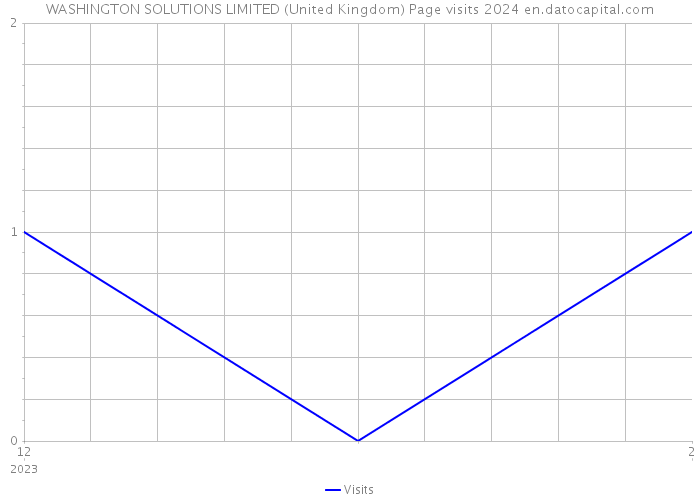 WASHINGTON SOLUTIONS LIMITED (United Kingdom) Page visits 2024 