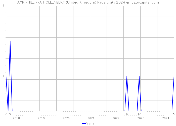 AYR PHILLIPPA HOLLENBERY (United Kingdom) Page visits 2024 