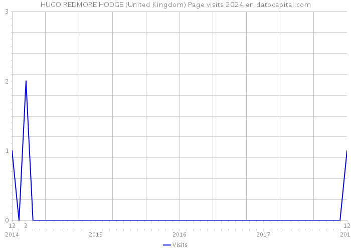 HUGO REDMORE HODGE (United Kingdom) Page visits 2024 