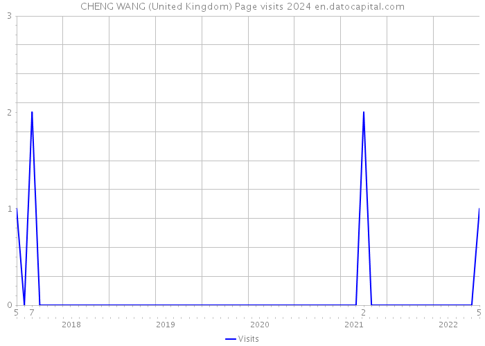 CHENG WANG (United Kingdom) Page visits 2024 