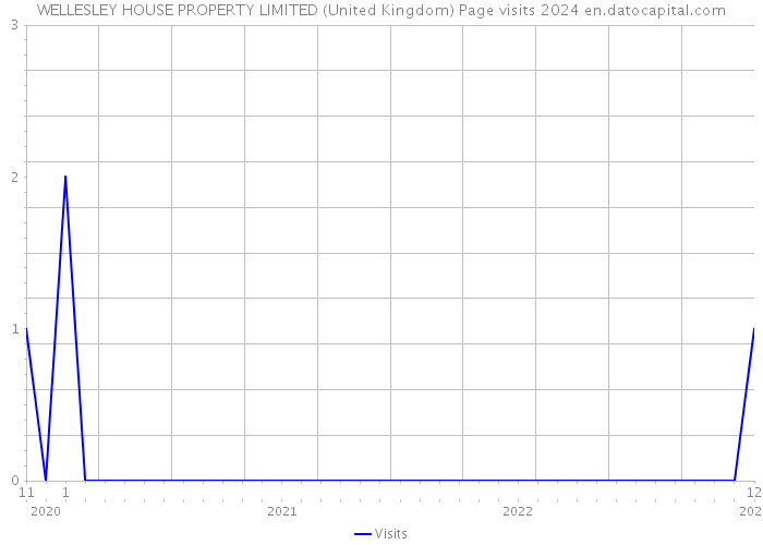 WELLESLEY HOUSE PROPERTY LIMITED (United Kingdom) Page visits 2024 