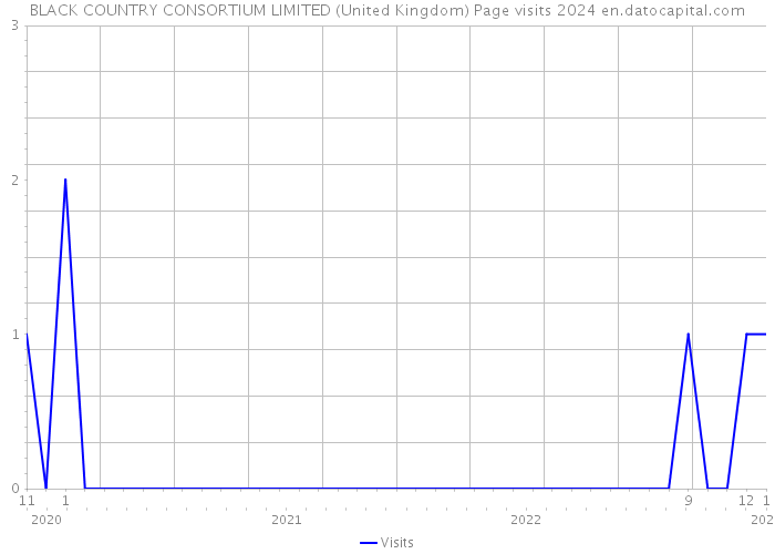 BLACK COUNTRY CONSORTIUM LIMITED (United Kingdom) Page visits 2024 