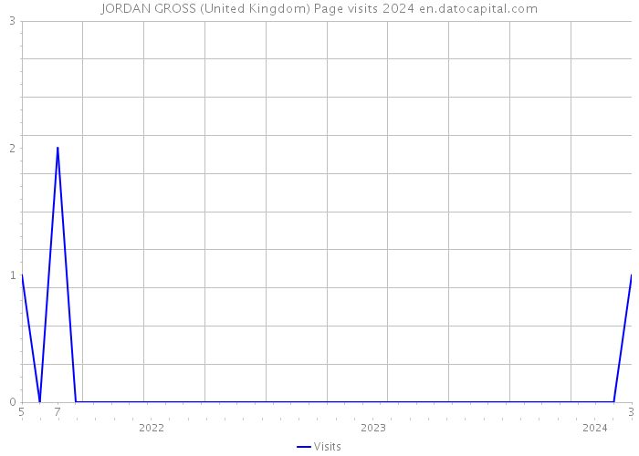 JORDAN GROSS (United Kingdom) Page visits 2024 
