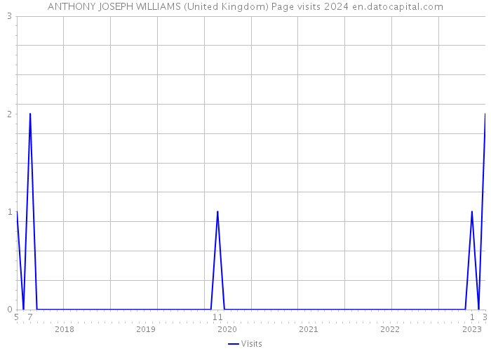 ANTHONY JOSEPH WILLIAMS (United Kingdom) Page visits 2024 