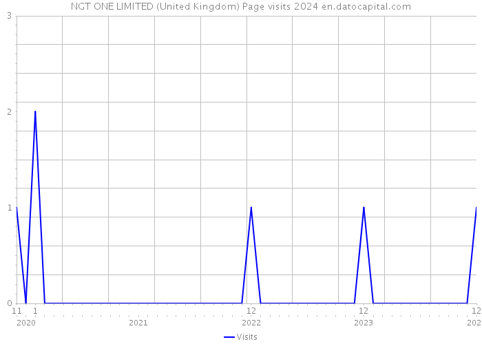 NGT ONE LIMITED (United Kingdom) Page visits 2024 