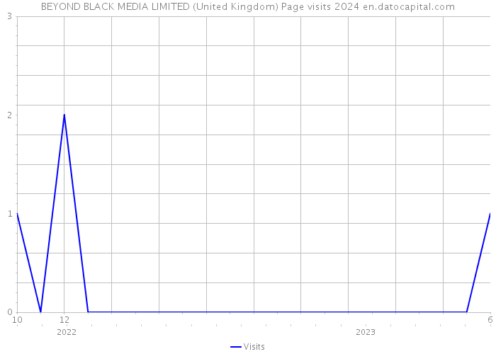 BEYOND BLACK MEDIA LIMITED (United Kingdom) Page visits 2024 