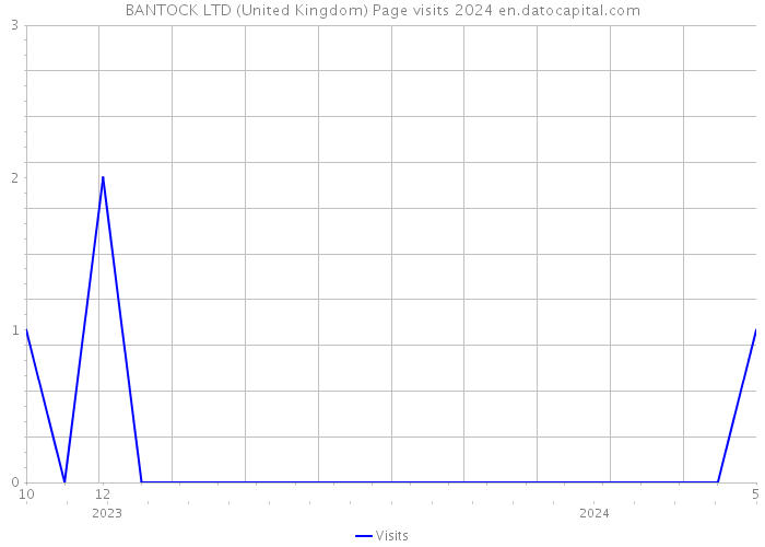 BANTOCK LTD (United Kingdom) Page visits 2024 