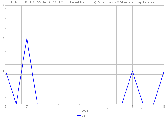 LUNICK BOURGESS BATA-NGUIMBI (United Kingdom) Page visits 2024 