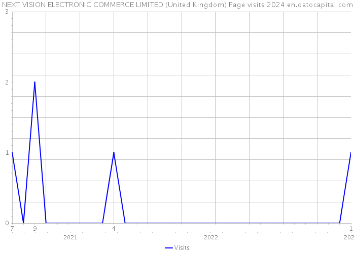 NEXT VISION ELECTRONIC COMMERCE LIMITED (United Kingdom) Page visits 2024 