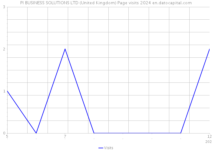 PI BUSINESS SOLUTIONS LTD (United Kingdom) Page visits 2024 