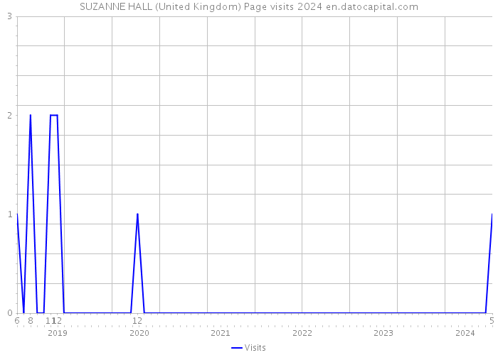 SUZANNE HALL (United Kingdom) Page visits 2024 