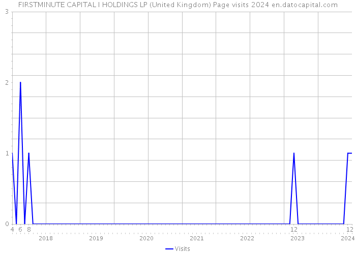 FIRSTMINUTE CAPITAL I HOLDINGS LP (United Kingdom) Page visits 2024 