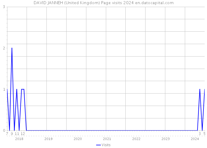 DAVID JANNEH (United Kingdom) Page visits 2024 