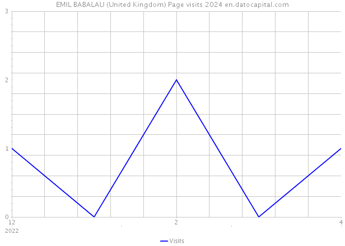 EMIL BABALAU (United Kingdom) Page visits 2024 