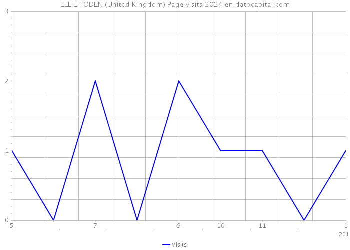 ELLIE FODEN (United Kingdom) Page visits 2024 