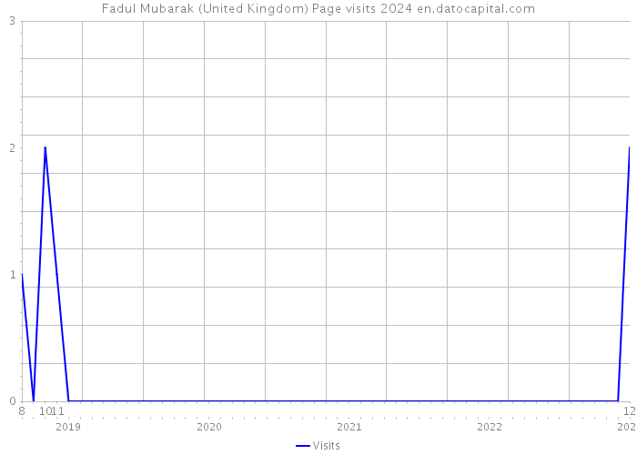 Fadul Mubarak (United Kingdom) Page visits 2024 