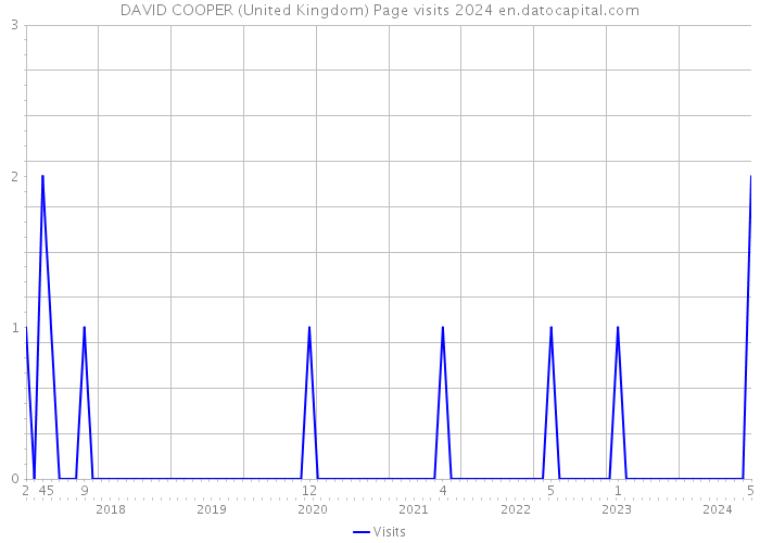 DAVID COOPER (United Kingdom) Page visits 2024 