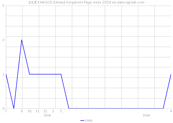 JULIE KNAGGS (United Kingdom) Page visits 2024 