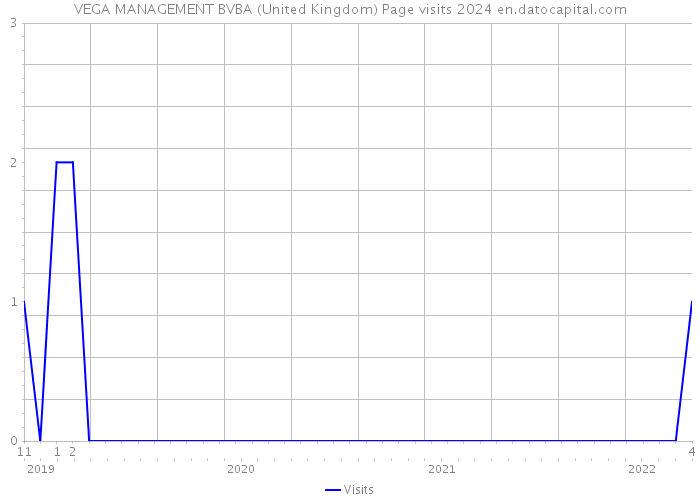 VEGA MANAGEMENT BVBA (United Kingdom) Page visits 2024 