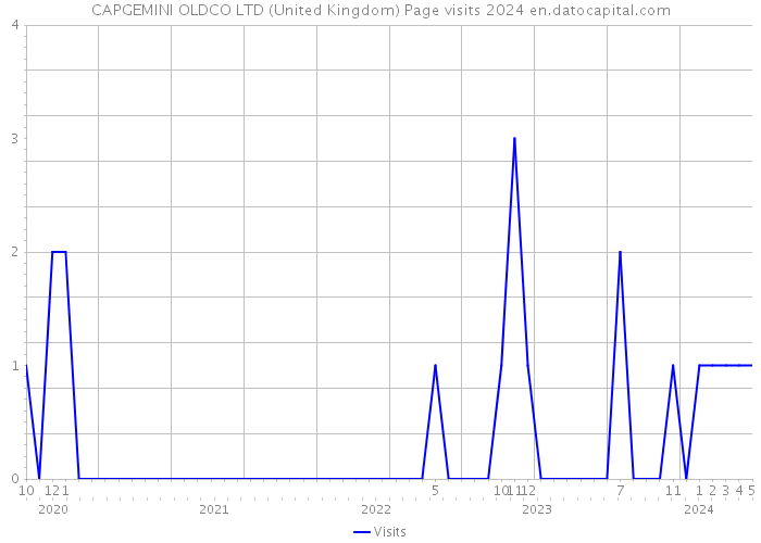 CAPGEMINI OLDCO LTD (United Kingdom) Page visits 2024 