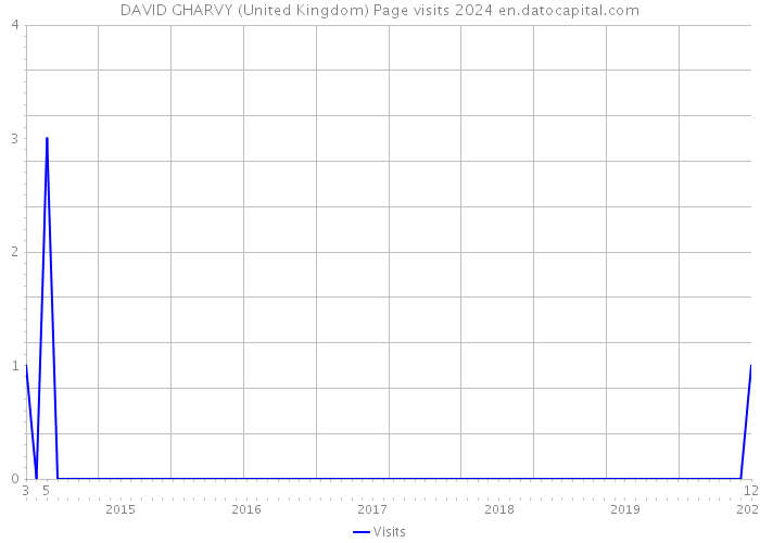 DAVID GHARVY (United Kingdom) Page visits 2024 