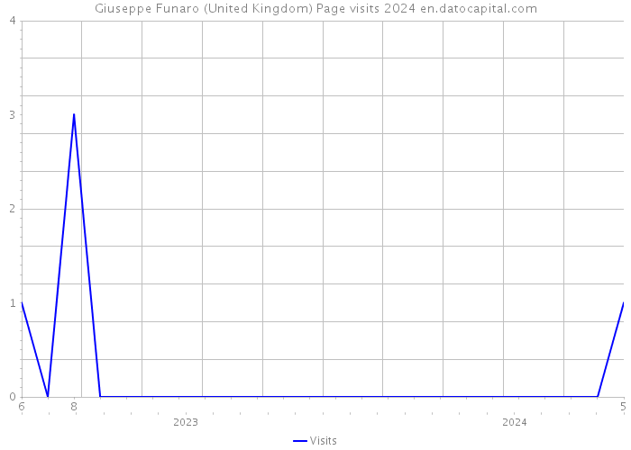 Giuseppe Funaro (United Kingdom) Page visits 2024 