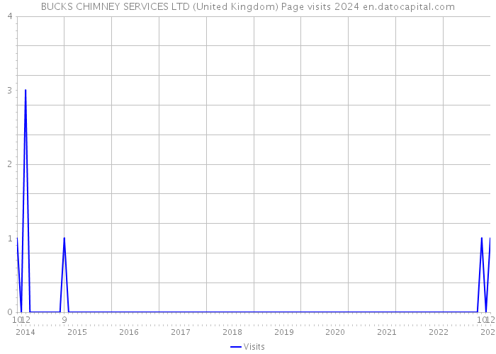 BUCKS CHIMNEY SERVICES LTD (United Kingdom) Page visits 2024 