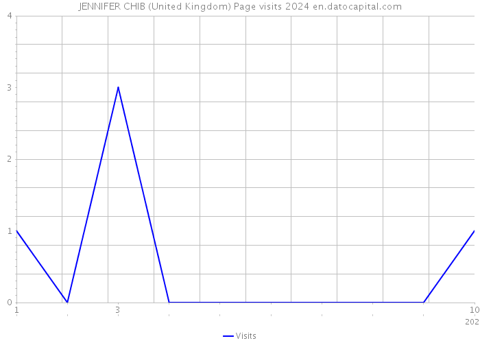 JENNIFER CHIB (United Kingdom) Page visits 2024 