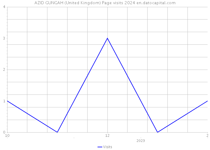 AZID GUNGAH (United Kingdom) Page visits 2024 
