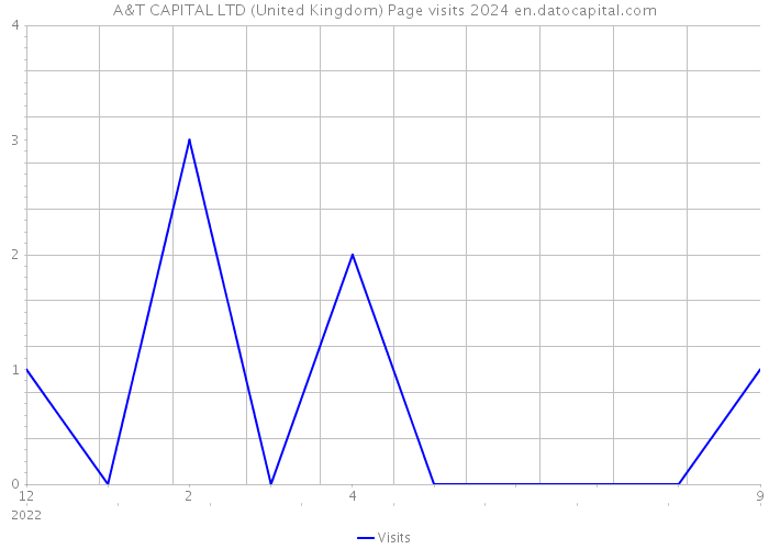 A&T CAPITAL LTD (United Kingdom) Page visits 2024 