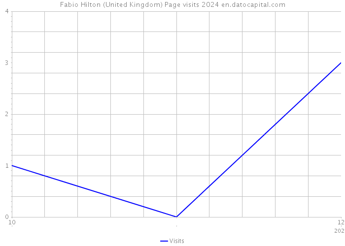 Fabio Hilton (United Kingdom) Page visits 2024 