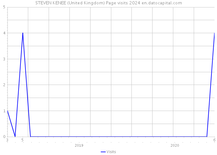 STEVEN KENEE (United Kingdom) Page visits 2024 