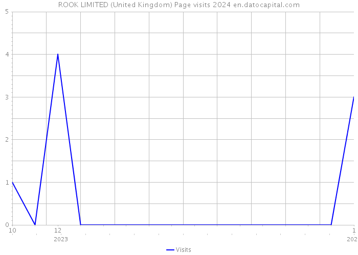ROOK LIMITED (United Kingdom) Page visits 2024 
