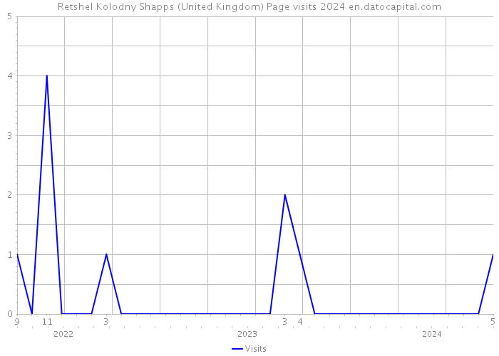 Retshel Kolodny Shapps (United Kingdom) Page visits 2024 