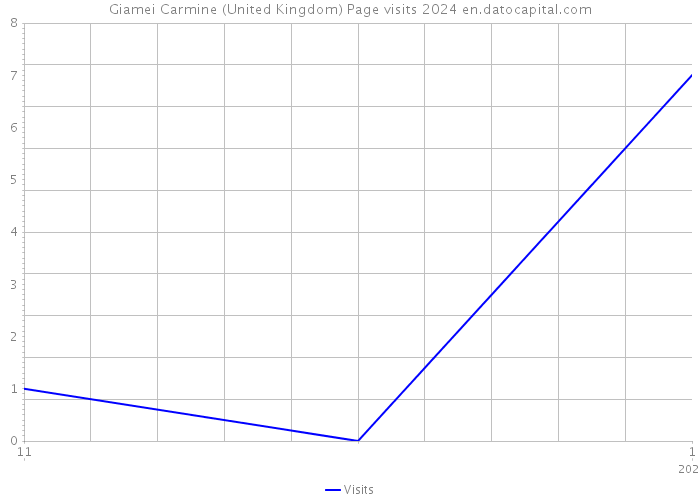 Giamei Carmine (United Kingdom) Page visits 2024 
