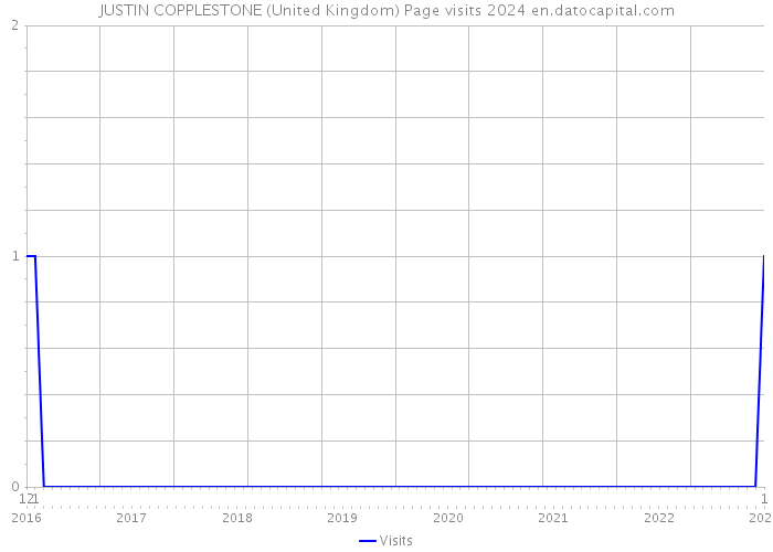 JUSTIN COPPLESTONE (United Kingdom) Page visits 2024 
