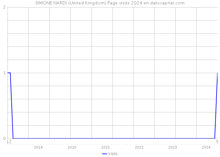 SIMONE NARDI (United Kingdom) Page visits 2024 