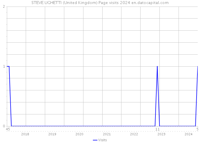 STEVE UGHETTI (United Kingdom) Page visits 2024 
