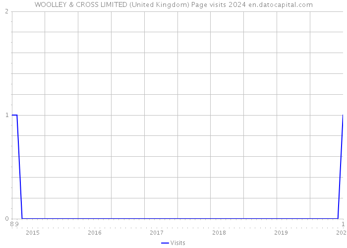 WOOLLEY & CROSS LIMITED (United Kingdom) Page visits 2024 