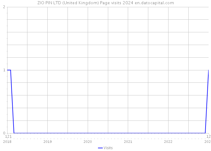 ZIO PIN LTD (United Kingdom) Page visits 2024 