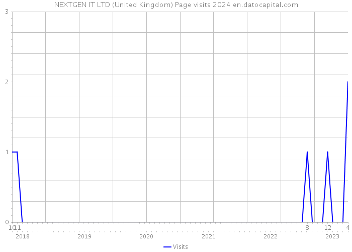 NEXTGEN IT LTD (United Kingdom) Page visits 2024 