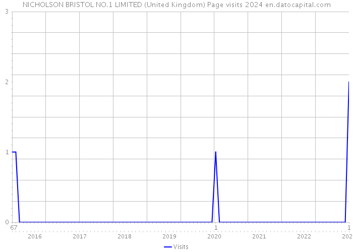 NICHOLSON BRISTOL NO.1 LIMITED (United Kingdom) Page visits 2024 