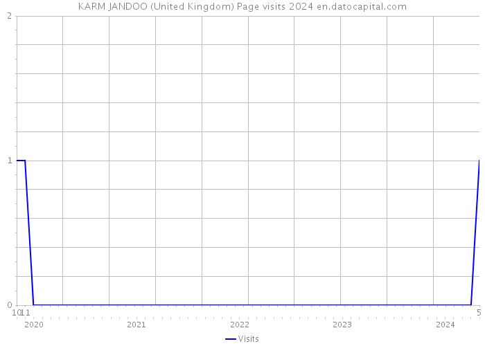 KARM JANDOO (United Kingdom) Page visits 2024 