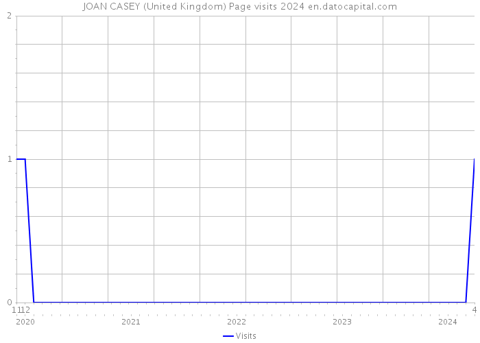 JOAN CASEY (United Kingdom) Page visits 2024 