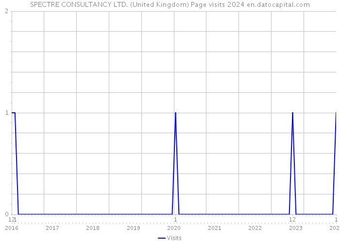 SPECTRE CONSULTANCY LTD. (United Kingdom) Page visits 2024 