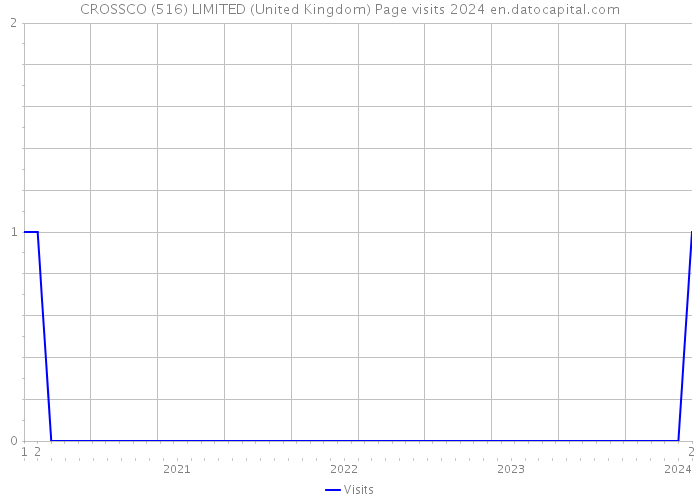 CROSSCO (516) LIMITED (United Kingdom) Page visits 2024 