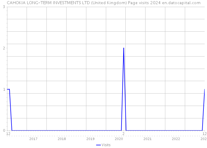 CAHOKIA LONG-TERM INVESTMENTS LTD (United Kingdom) Page visits 2024 